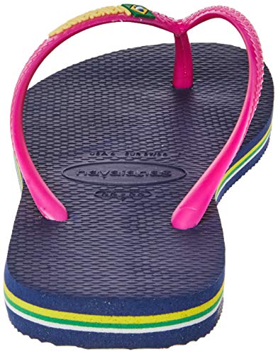Chinelo, Havaianas, Slim Brasil, Marinho, 35/36, Feminino