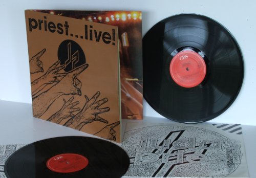 JUDAS PRIEST priest live PROMOTIONAL COPY. DOUBLE ALBUM. First UK pressing 1980 CBS