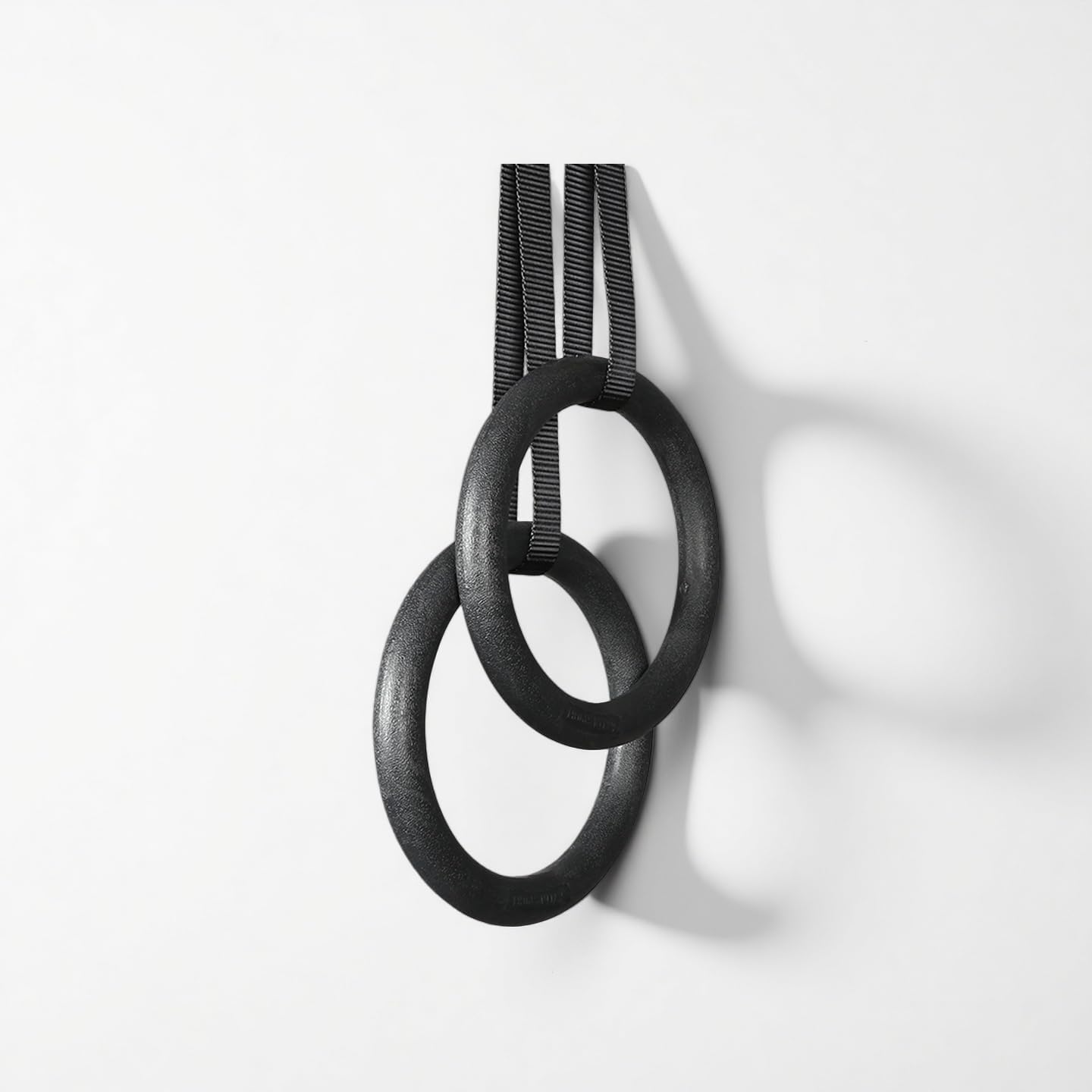 RISINGFIT 1 Pair Gymnastics Rings, 28 mm Diameter, Olympic Rings for Muscle Training and CrossFit, High Pull, New Type Rings in ABS