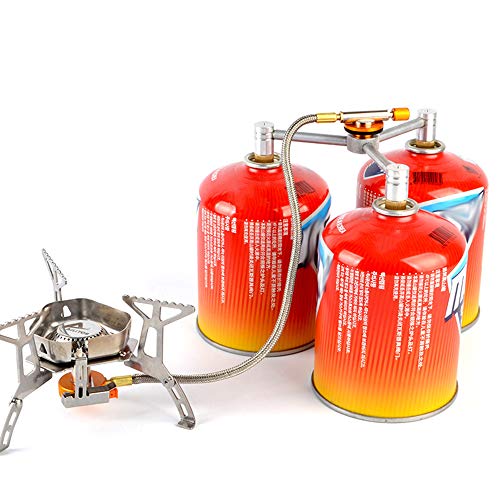 Adaptador de fogão, Romacci Adaptador de fogão Adaptador de Cilindro de Cabeça de Conversão de Três