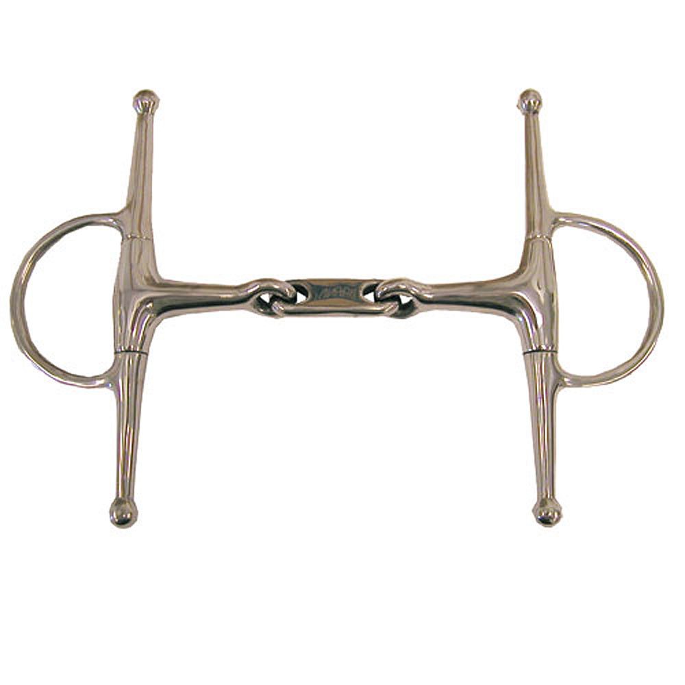 Coronet Dr. Bristol Full Cheek Eggbutt Snaffle Horse Bit, 5-Inch