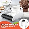 Spring Chef Dough Blender, Top Professional Pastry Cutter with Heavy Duty Stainless Steel Blades, Large Size, Black #1