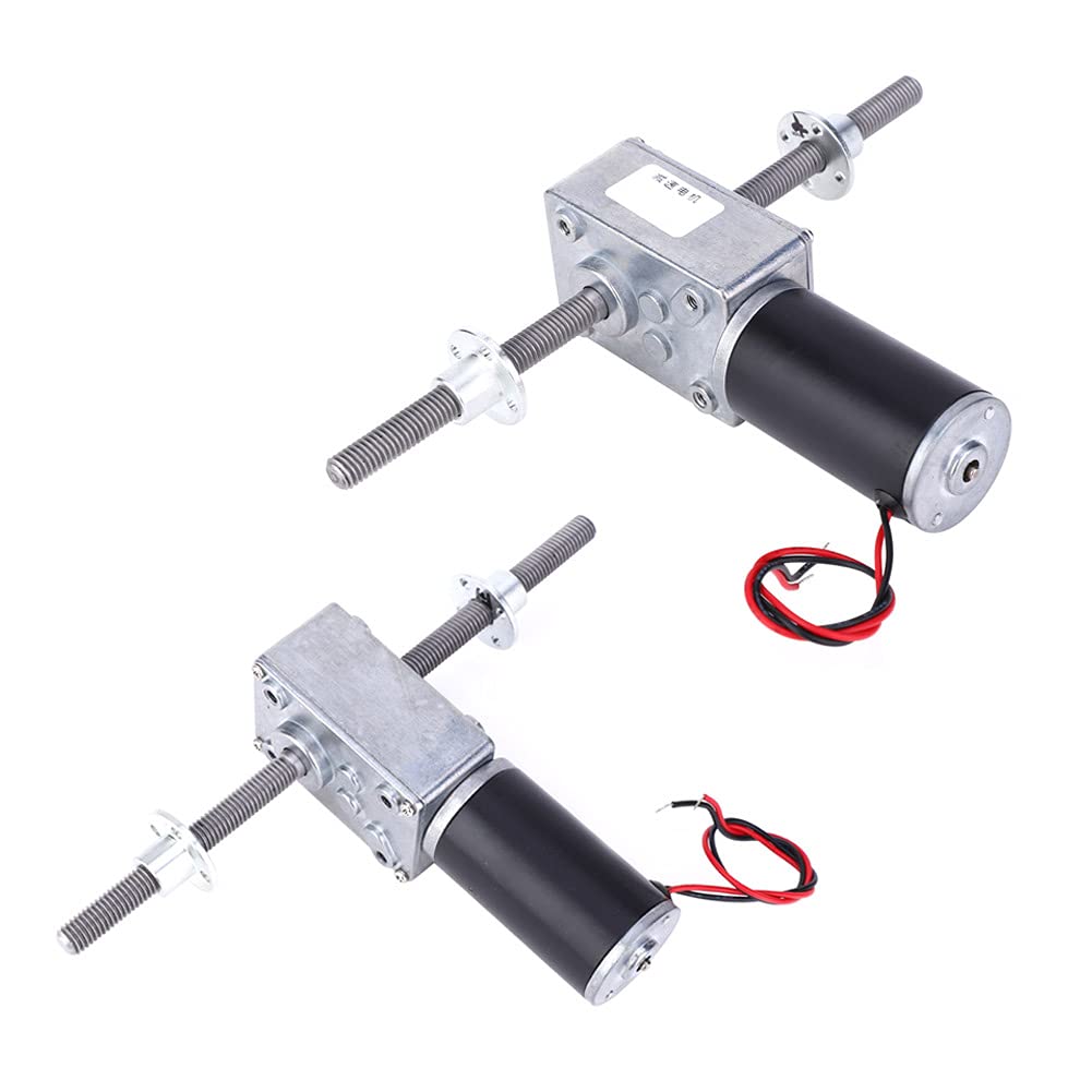 BORDSTRACT Getriebemotor 24V 2480 Motor mit Flansch M8 Rechts-Links-Koaxialwelle Drehzahluntersetzungsverhältnis 17 (Untersetzungsverhältnis 31)