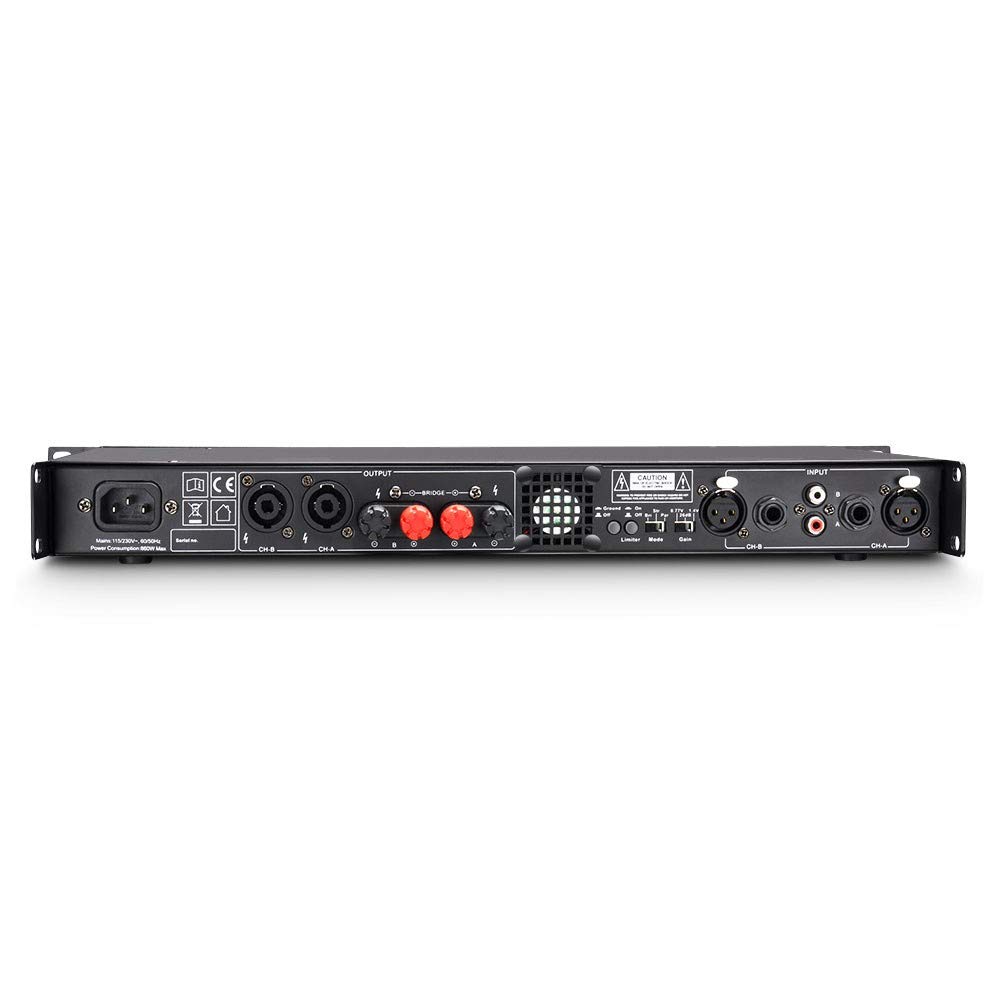 LD Systems XS 700 - Amplificateur Sono Classe D 2 x 350 W 4 Ohms