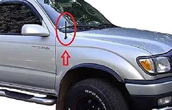 Antenna Mast for Toyota Tacoma 1995-2004 Black Automotive Antenna Replacement for Cars, Trucks & SUV - AM FM Radio Compatible - Car & Truck Exterior Accessories for Men & Women, 6 3/4"