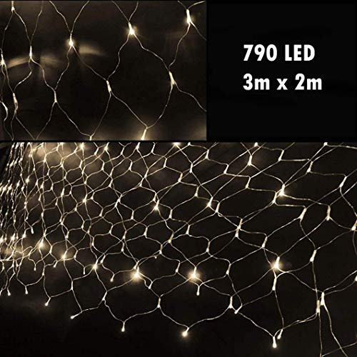 Lexton 790 LED Fairy String Lights ⎸9 Different Modes for Festival Decoration and Indoor and Outdoor Decoration (Yellow) 8 51ingvbQuyL