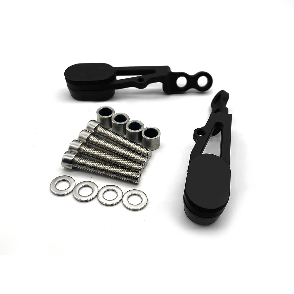 Steering Stop Limiter, Motorcycle Steering Stop Sets for BMW R1200GS 2004-2012 and R1200GS Adventure R1200GS ADV 2005-2013 (Black)