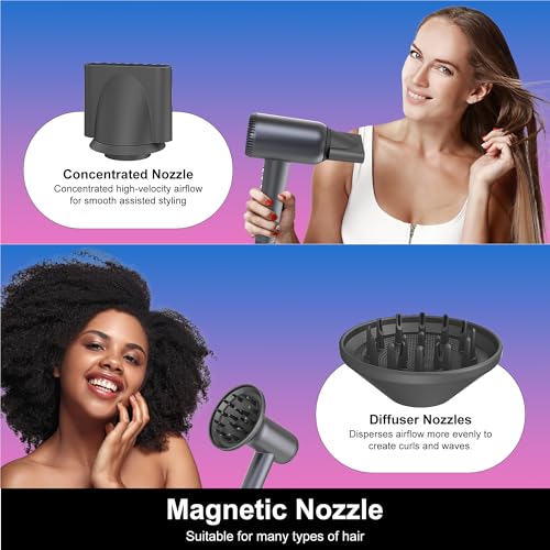 High-Speed Professional Hair Dryer for Salon and Travel