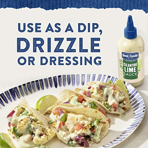Best Foods Sauce For A Refreshing Condiment, Dip and Dressing Cilantro Lime Gluten Free, Dairy Free, No Artificial Flavors, No High-Fructose Corn Syrup 9 oz, Pack of 6 - Thumbnail 3