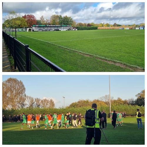 View on (FA) England Manager Thomas Tuchel and Visit to Newport Pagnell Town v MK Irish FA Vase 19th Oct 2024