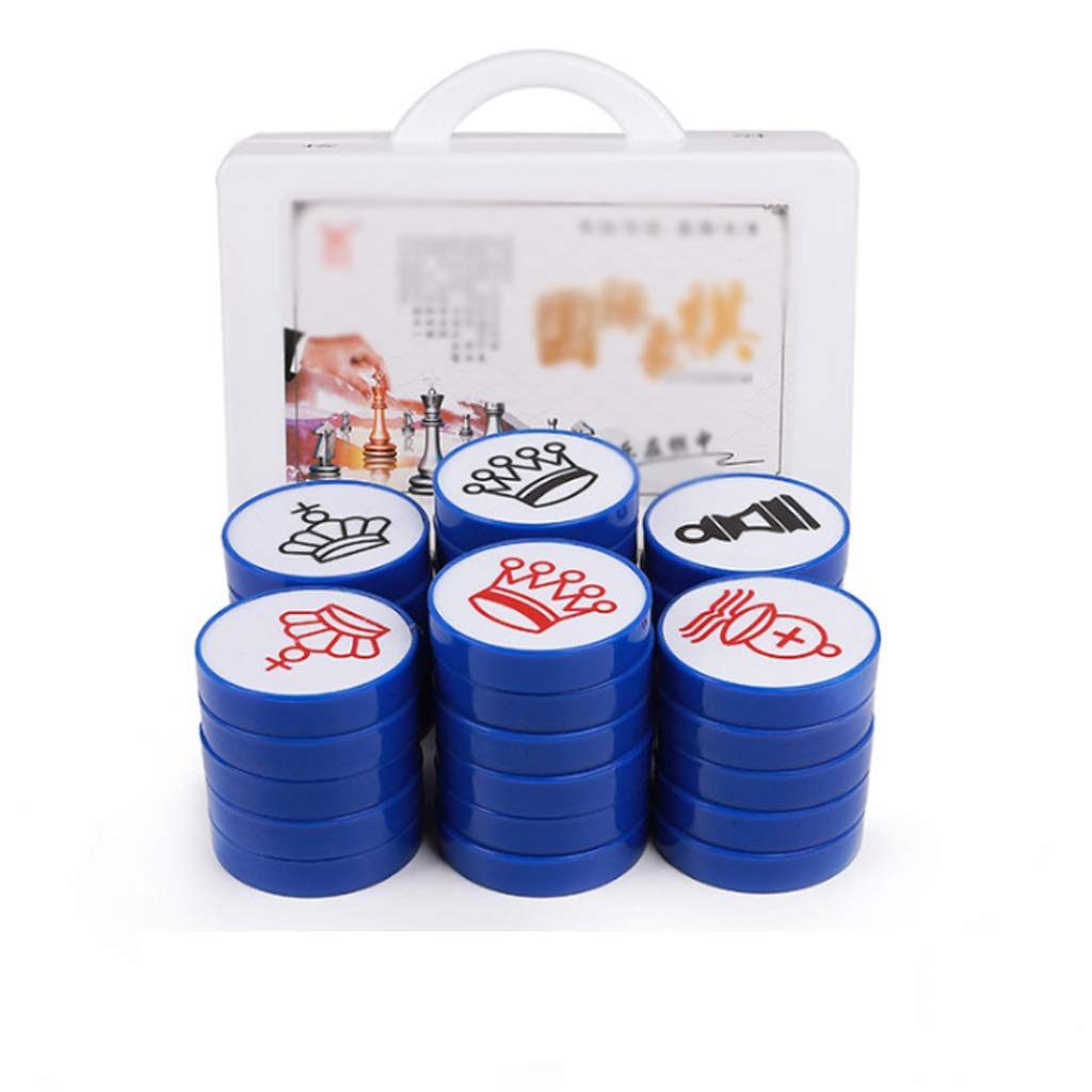 ZAW Schach Tragbares weiches Tuchschach, Schachstück Set Schach, magnetische Unterrichtshilfe Schach-Set, geeignet für den Außenunterricht Chess (Color : Chess Pieces (Box))