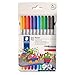 STAEDTLER Noris 320 Doppelfasermaler, eindrucksichere Spitze, auswaschbar, Strichbreite 1-3 mm, Kartonetui mit 10 Fasermalern in sortierten Farben, 320 C10