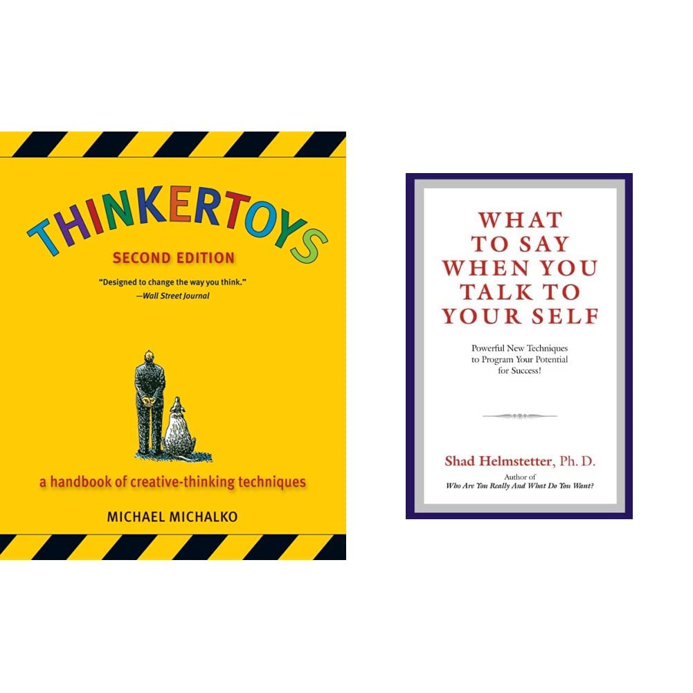 Thinkertoys +What to Say When You Talk to Your Self (Set of 2 Books)