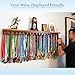 4ft- Medal Awards Rack Premier Medal Hanger Display Rack and Trophy Shelf for Gymnastics, Soccer, Basketball, Football, and More. The Largest Medal and Award Display- 48” - White