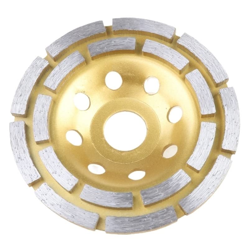 Diamentowe koło garnkowe, diamentowe koło segmentowe do szlifowania, diamentowe koło garnkowe, tarcza szlifierska do betonu, marmuru, kamienia, polerowanie podłóg, dwurzędowa tarcza szlifierska(115mm)