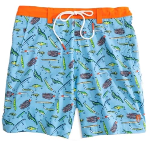 Heybo Outdoors Swim and Fishing Trunk Ebb Tide Swim Trunk Quick Dry Fabric Pockets : No Liner Volley