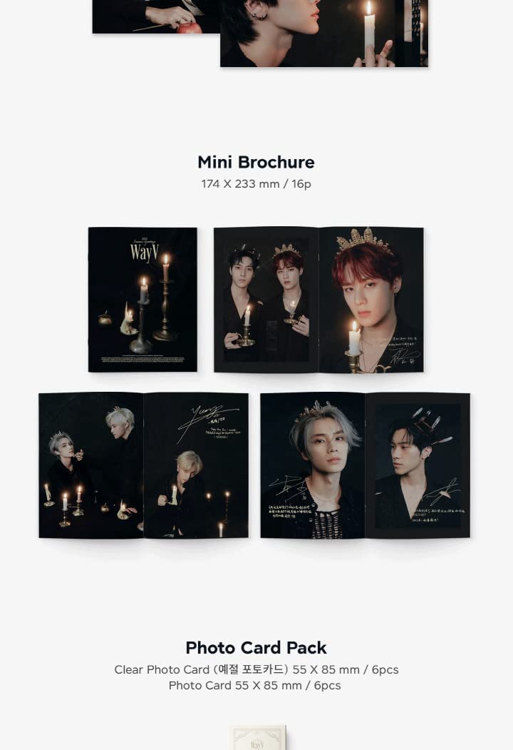 SM Ent 2023 Season's Greetings Package+Desk calendar+Hardcover diary+Envelope+Postcard+Folding poster on pack+Sticker+Mini Brochure+Clear photocard+Photocard+Photo sticker+Tracking (WayV)