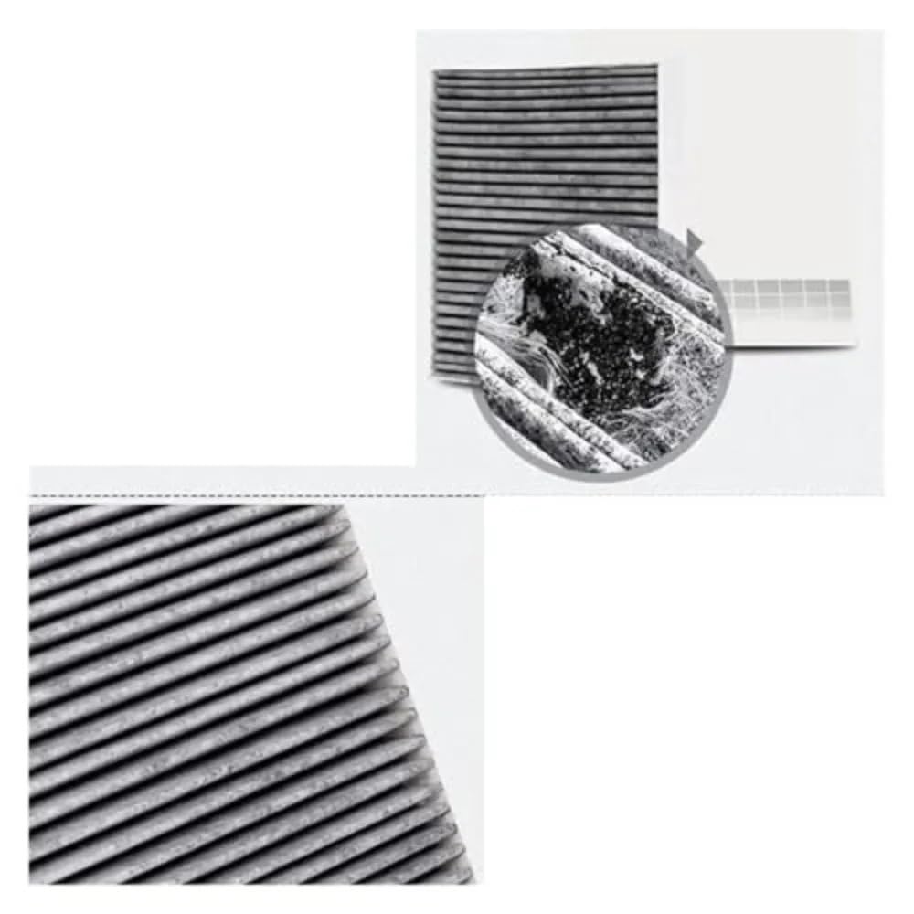 filtr oleju samochodowego 2 szt. Filtr powietrza kabinowego przeciwpyłkowego pasujący do BMW serii 5 F07 F10 F11 520d 520i 528i 530i 550i M5 N47 N52 N55 64119163329