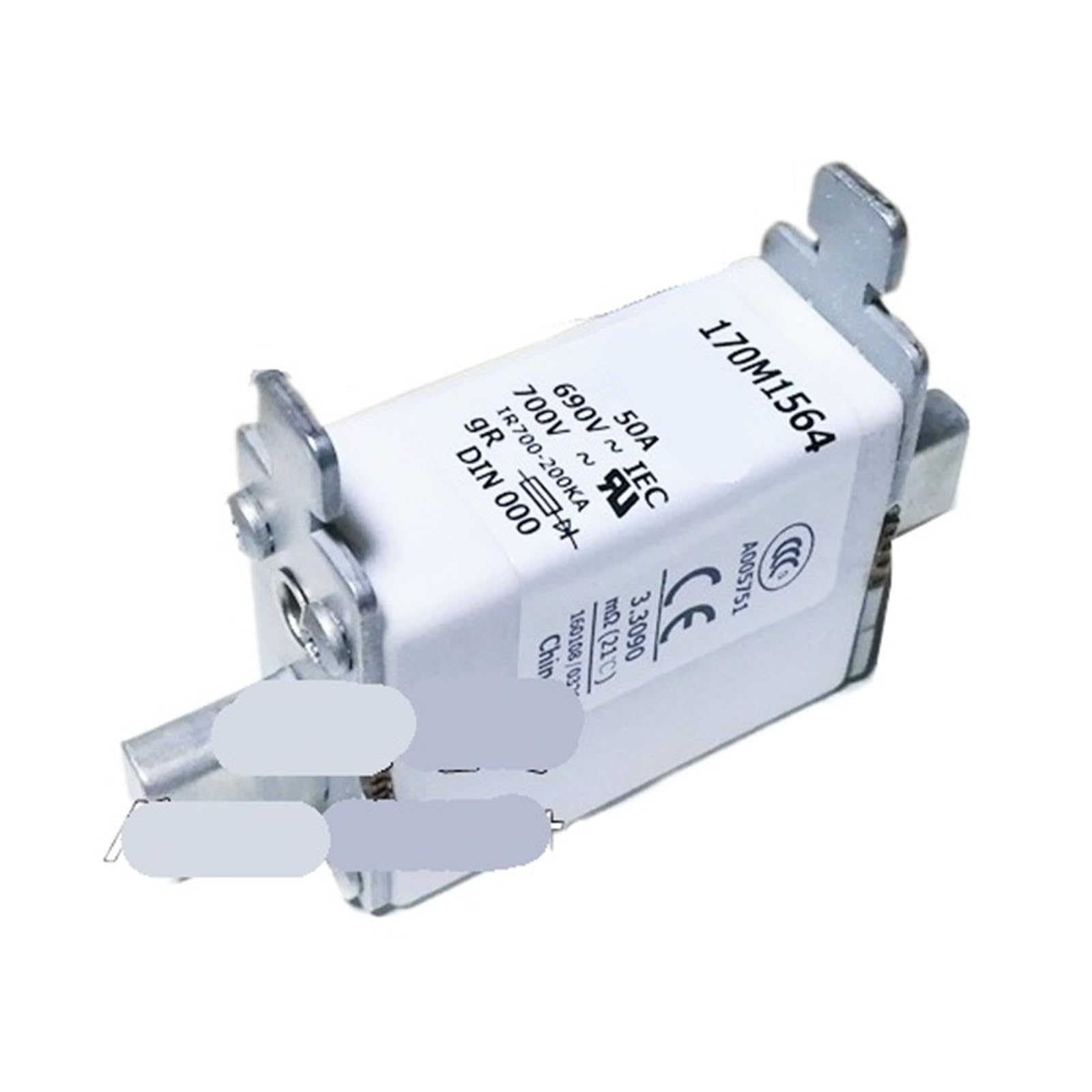 Fusible 170M1564D 50A conçu pour la haute sécurité des onduleurs et variateurs