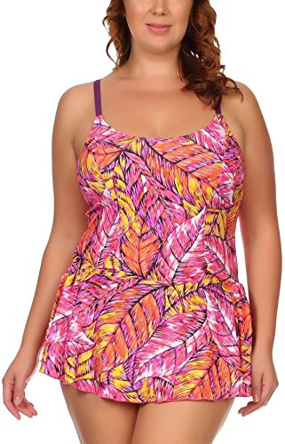 ToBeInStyle Women's One Piece Swimdress PLUS SIZE