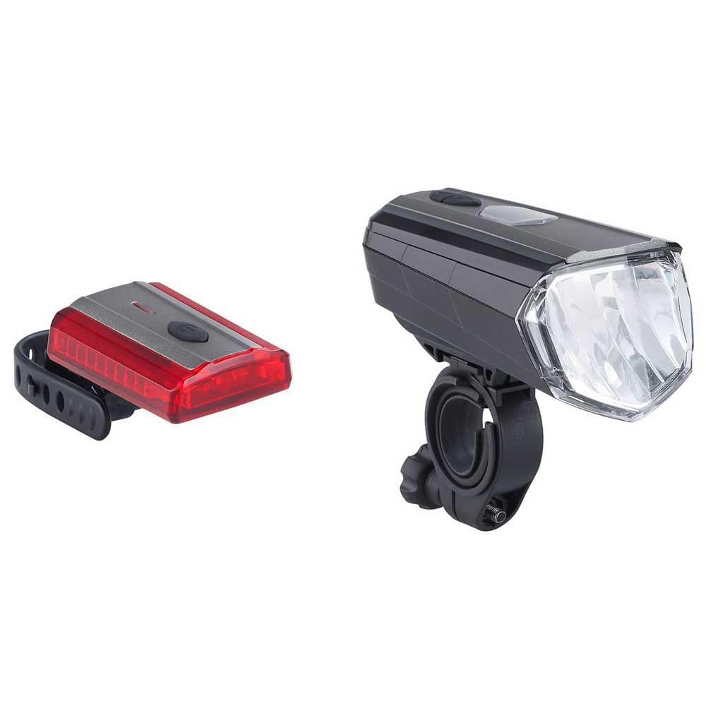 BÜCHEL Sky-Valley Fahrradlichter Set LED I 100/70/40/10 Lux, StVZO, IP44