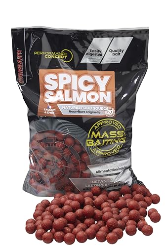 Bouillettes Spicy Salmon Starbaits 3Kg 20mm appât carpe marron