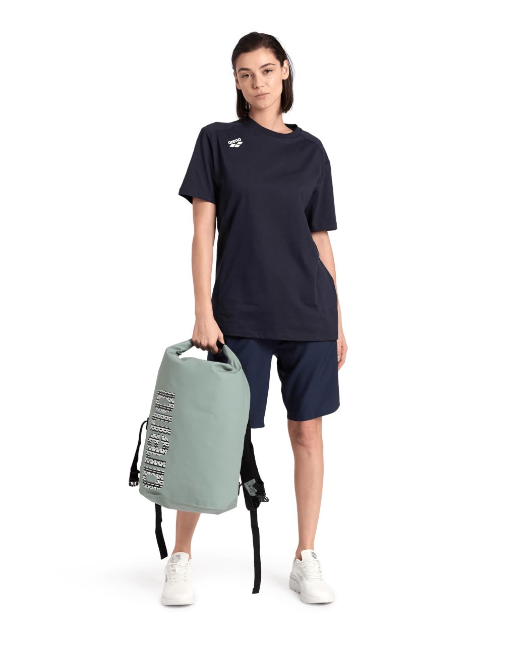 Arena Unisex-Erwachsene Big Logo Dry Backpack 20 Trockentasche, Jade/Monogramm, 20L