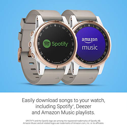 Garmin D2 Delta S, Smaller-sized GPS Pilot Watch, Includes Smartwatch Features, Heart Rate and Music, Rose Gold with… - Image 8