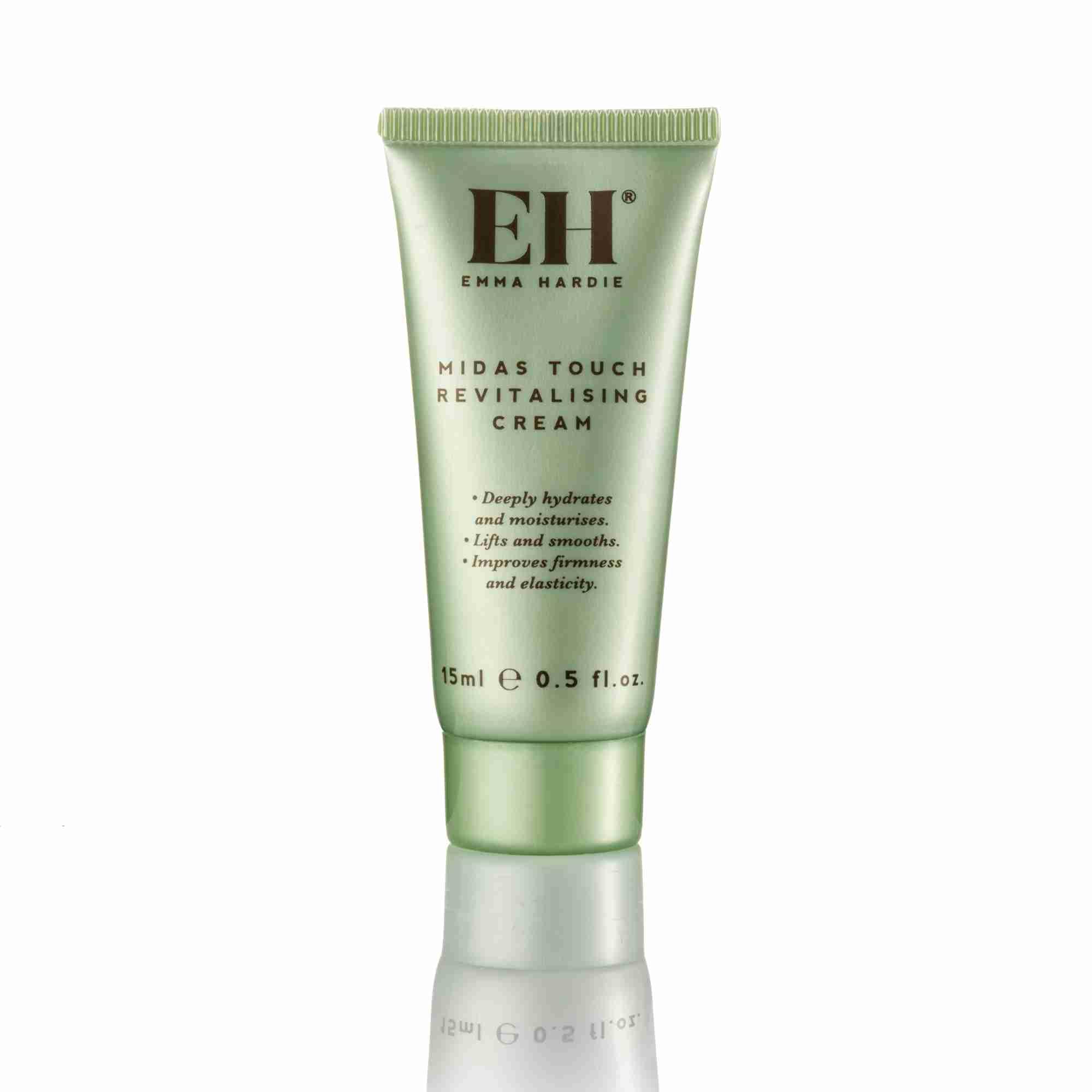 Emma Hardie 15ml Midas Touch Revitalising Face Cream with Hyaluronic Acid and Vit E, Improves Firmness & Elasticity, Increases Hydration & Tightens, Suitable for Sensitive Skin, Vegan & Cruelty Free