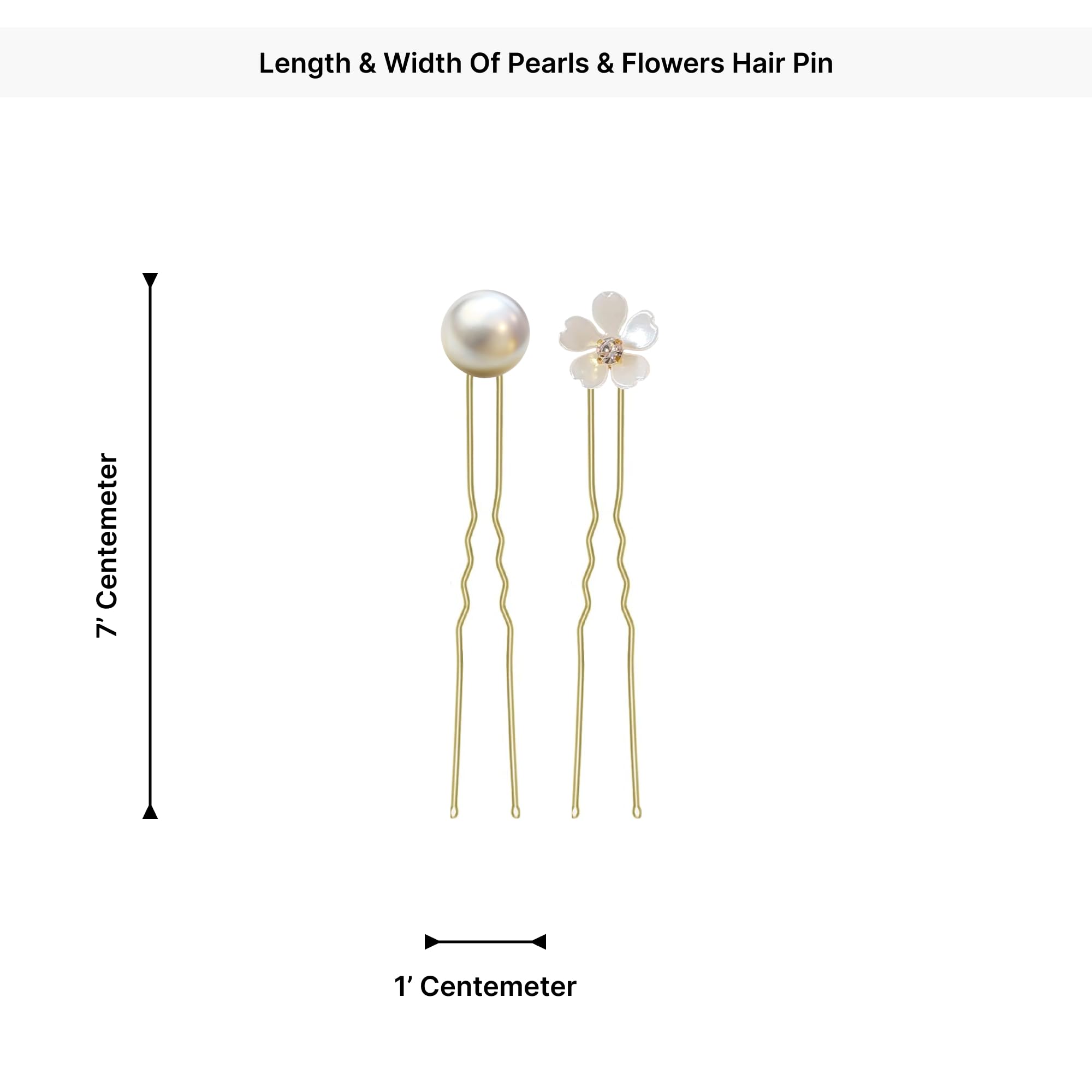 MILAPARK CRAFTS 12 Pcs Gold Pearl Flower Hair Pins for Women & Brides | Stylish Bridal Hair Accessories for Wedding, Reception, Mehndi & Festive Hairstyles | Elegant Hair Clips for Girls & Ladies
