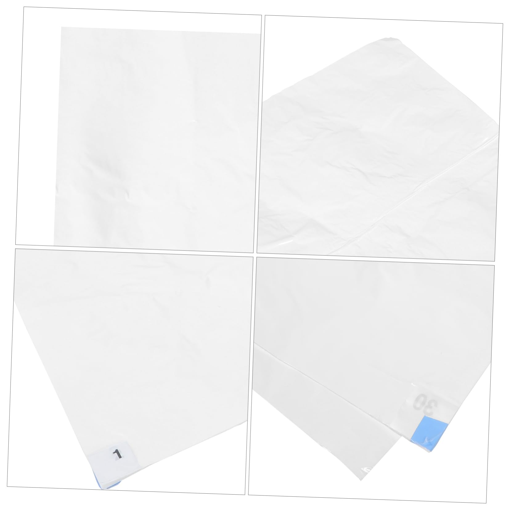 Tapis Adhésif Antistatique Multifonction pour Laboratoire et Usage Domestique, 45x60 Cm, Blanc, Coussin Collant Déchirable pour Contrôle de Poussière en Entrepôt, Hôpital