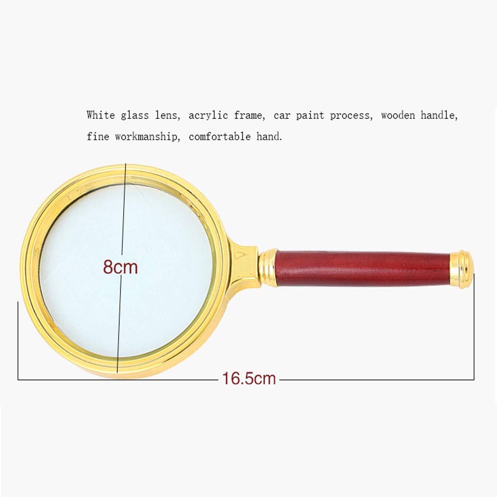Loupe optique 10x pour lecture, identification de bijoux, timbres – Lentille ultra transparente pour une meilleure clarté