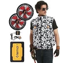 elemai] 2025年革新モデル フアン付きベスト48V高電圧出力 Amazon.co.jp: [elemai] 2025年革新モデル フアン付きベスト48V