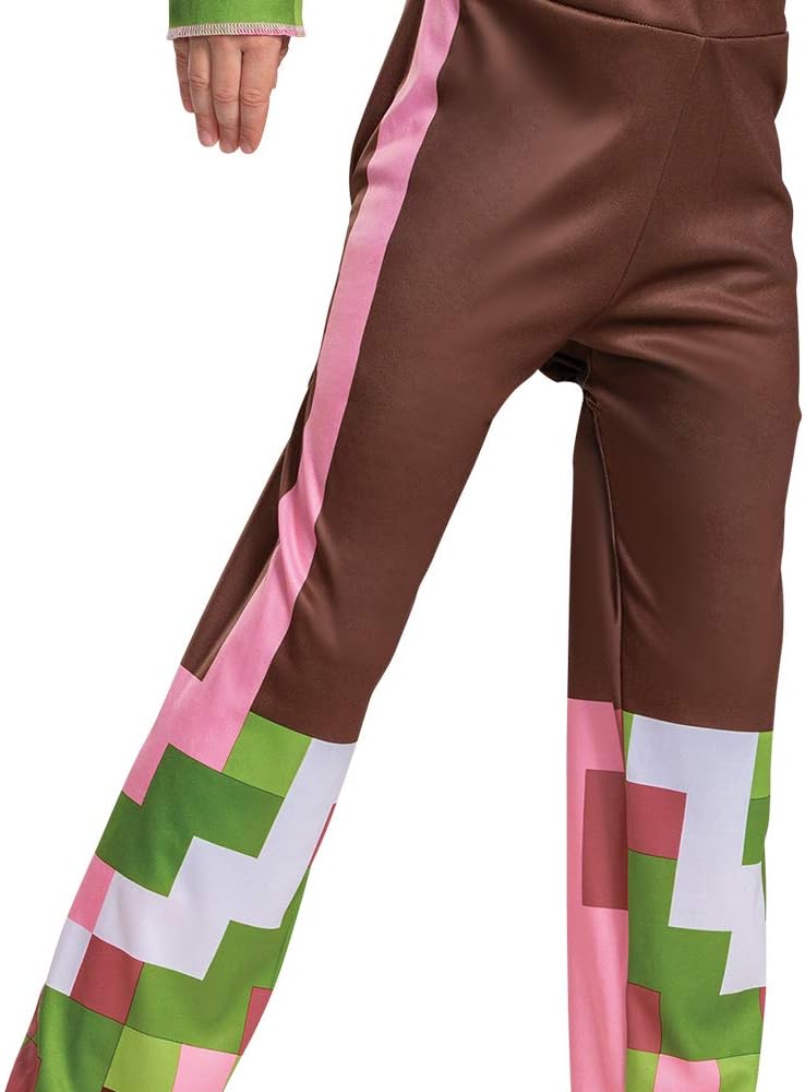 Disguise Minecraft Costume Zombie Pigman Outfit for Kids, Halloween Minecraft Costumes, Classic Size Large (10-12)