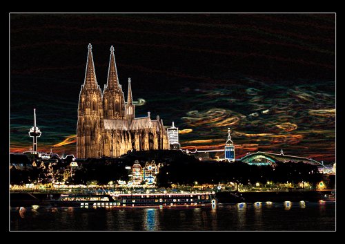Kölner Dom 14149 Lot de 10 cartes postales identiques de Cologne sur carte postale Cover