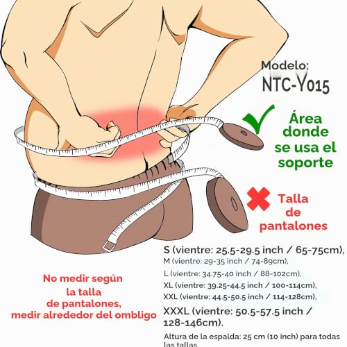 Faja lumbar NEOtech Care para evitar malas posturas en carga pesada 3