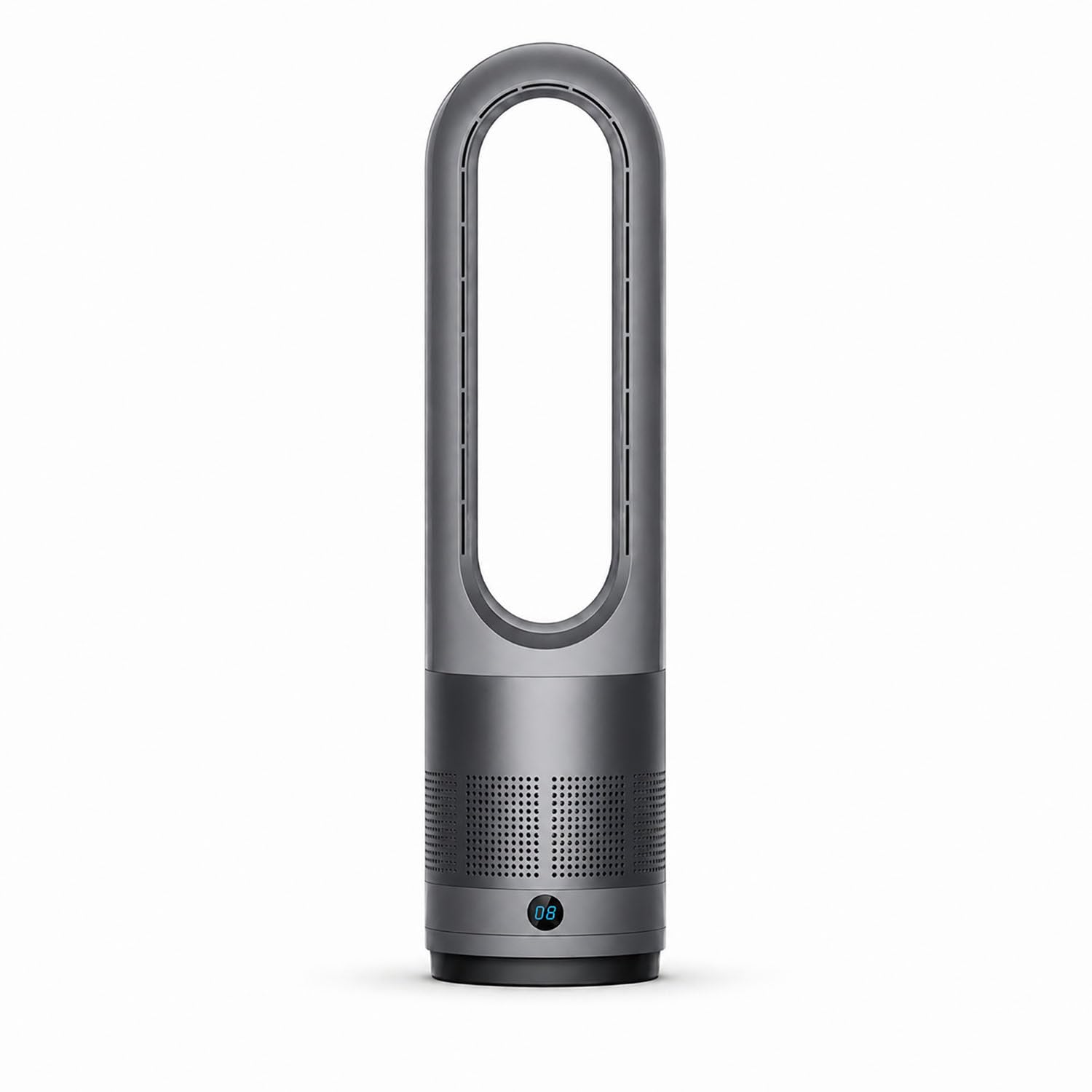 DUMIPME Slim Bladeless Cooling Tower Fan, Compact Standing Fan Grey