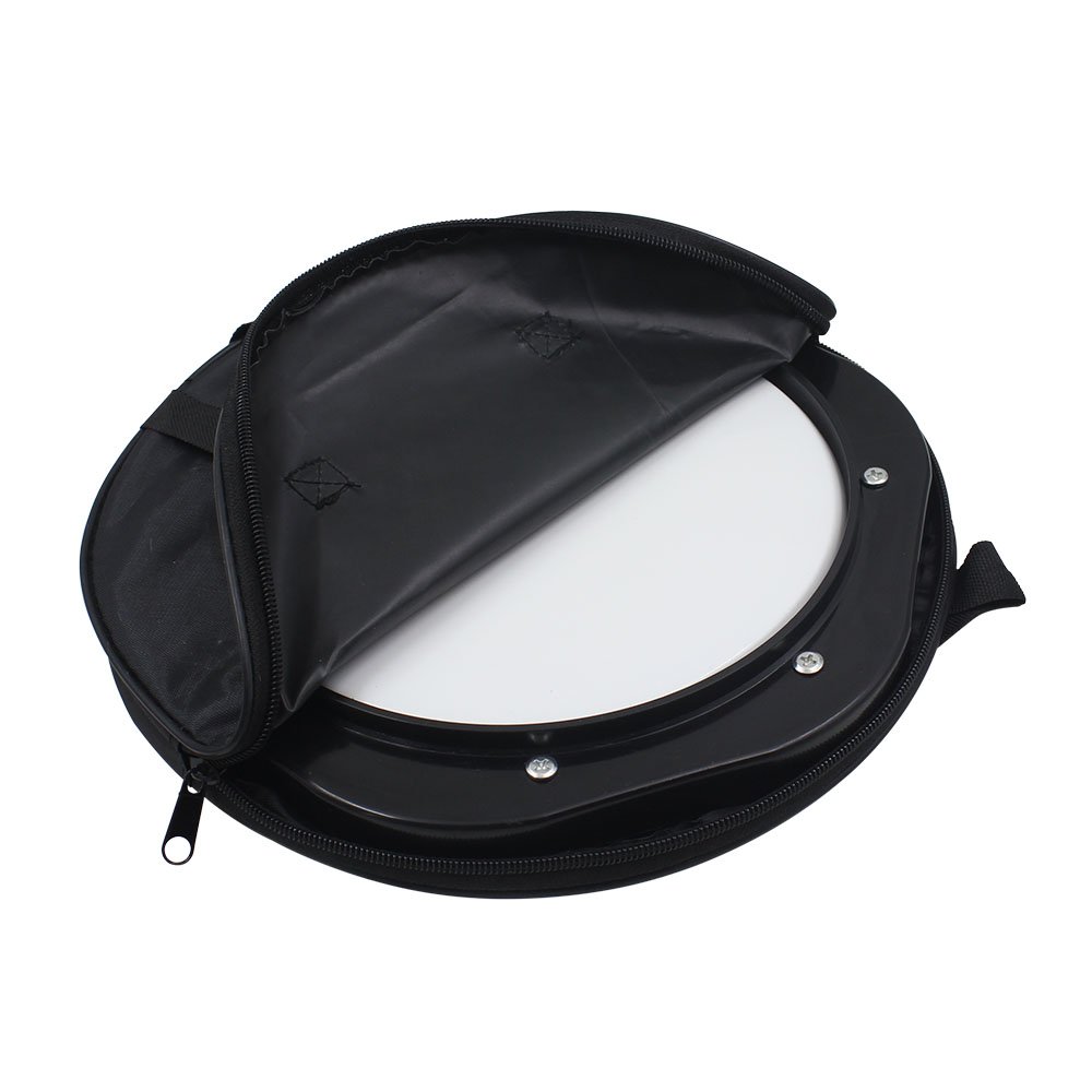 Bobique Almohadilla de práctica de batería de 10 pulgadas con bolsa de transporte para entrenamiento