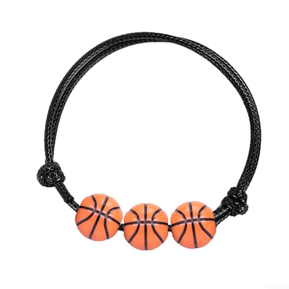 20 braccialetti sportivi regolabili per ragazzi, perfetti per bomboniere e attività scolastiche (basket)