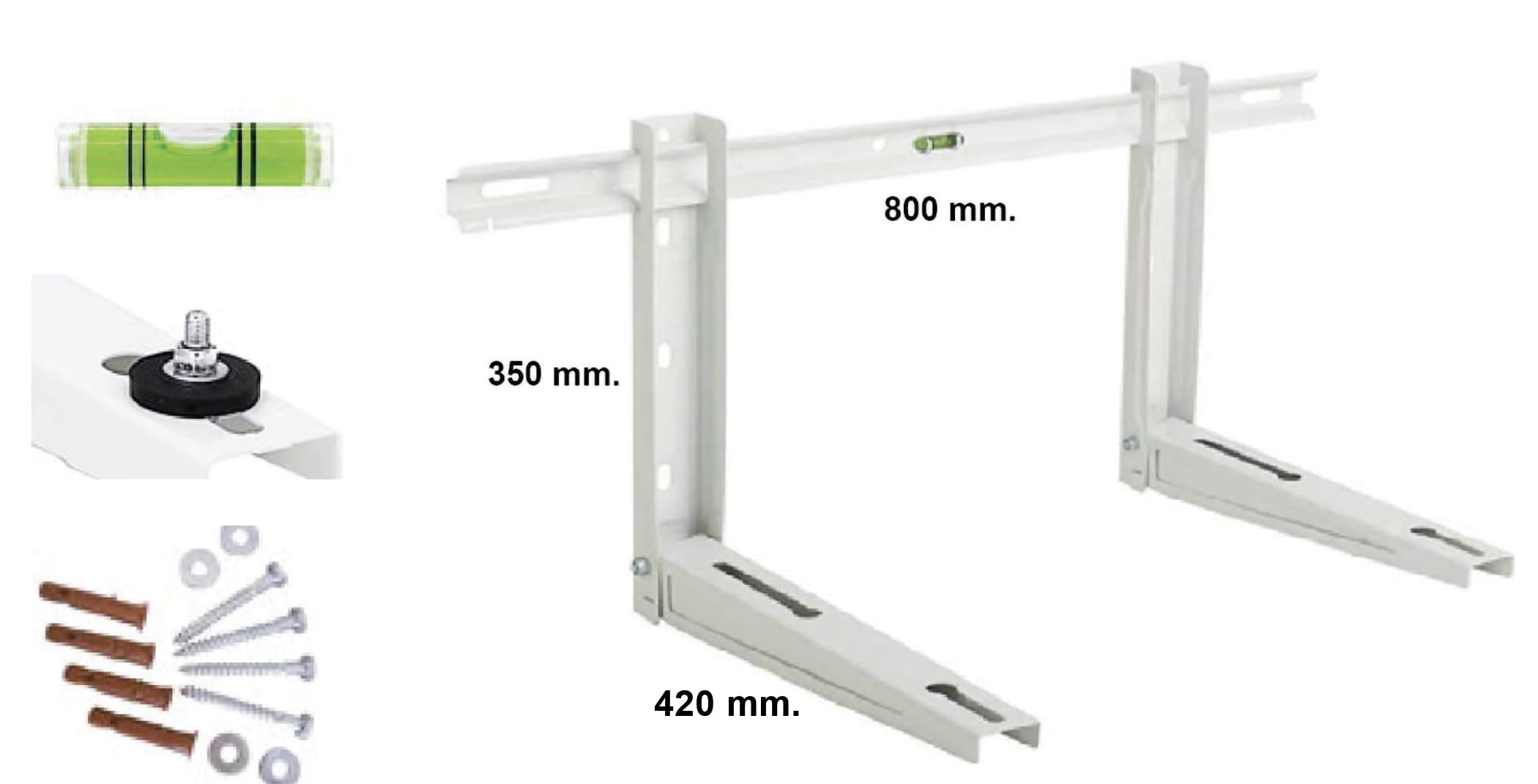 KIT tubi rame climatizzatore 1/4 3/8 3 mt raccordi staffa tubo condensa condizionatore