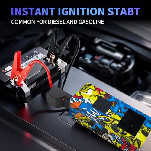 8000A Jump Starter with Air Compressor