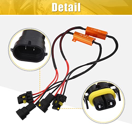 AutoHAUX Decodificador Canbus para Focos LED 9005/9006/9012 Pack 2 miniatura 4
