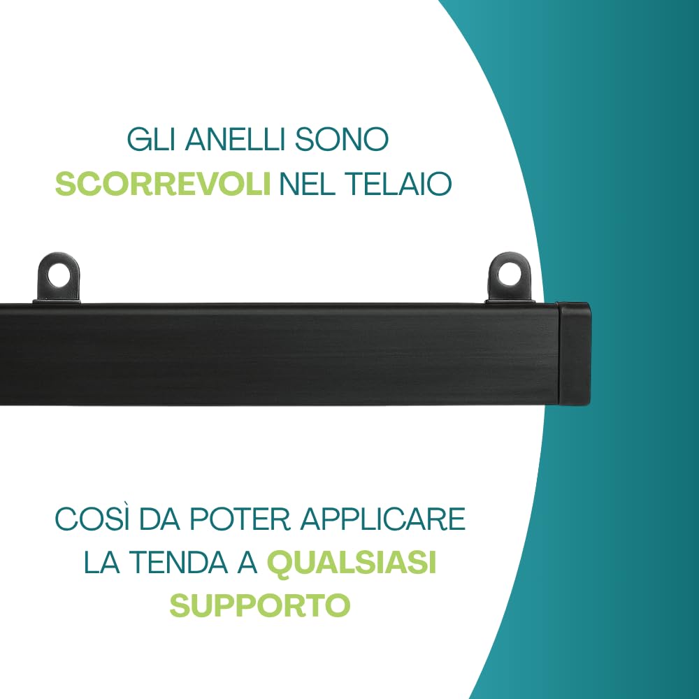 PALUPLUS Tenda a Eliche Antimosche, frange in PVC Estruso, misura 120x230 cm, tenda per porte e finestre, moschiera a pannello, catenelle a caduta, zanzariera per insetti -2102C-4,22 (Trasparente)
