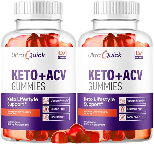 (2 Pack) Ultra Quick Keto ACV Gummies Weight Loss Ultra Quick Keto ACV Gummies UltraQuick Keto ACV Gummies UltraQuick Keto Plus ACV Support Gummies Ultra Quick Weight Loss Gummies for 2 Months