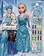 FUNFY 11 Ice Princess Doll Set | Includes Two Additional Small Dolls | Blue | Material: Plastic | Array of Accessories Including Dresses, Shoes, Comb and Mirror for Extended Play | for Girls