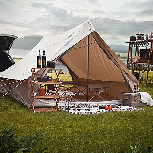 Carpa de Lona con Estufa, 4 Estaciones para Camping Familiar miniatura 4