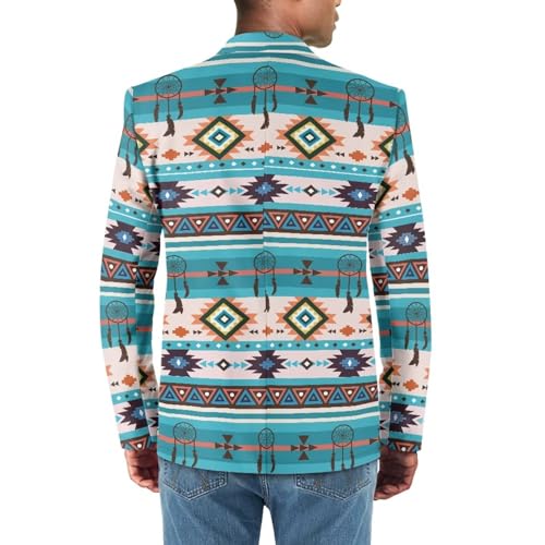 TOADDITDO Mens Sport Coat Suit Blazer Jacket Casual One Button Business Blazer2