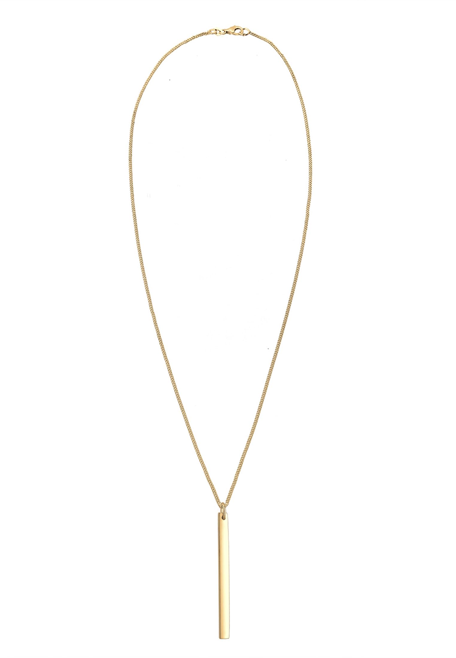 Elli Collares Mujeres Tanque Geo Símbolo Barra Capas Cool en Plata de Ley 925