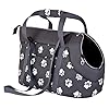 Hobbydog TORGWL2 Tragetasche für Hunde und Katzen, 27 x 25 x 43 cm, grau mit Pfoten