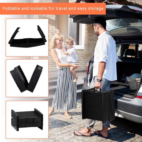 Rampe pour Chien Pliable, Rampe Voiture Tripliable Portable et Légère pour Voitures, Camions et SUV - 150 × 40 cm